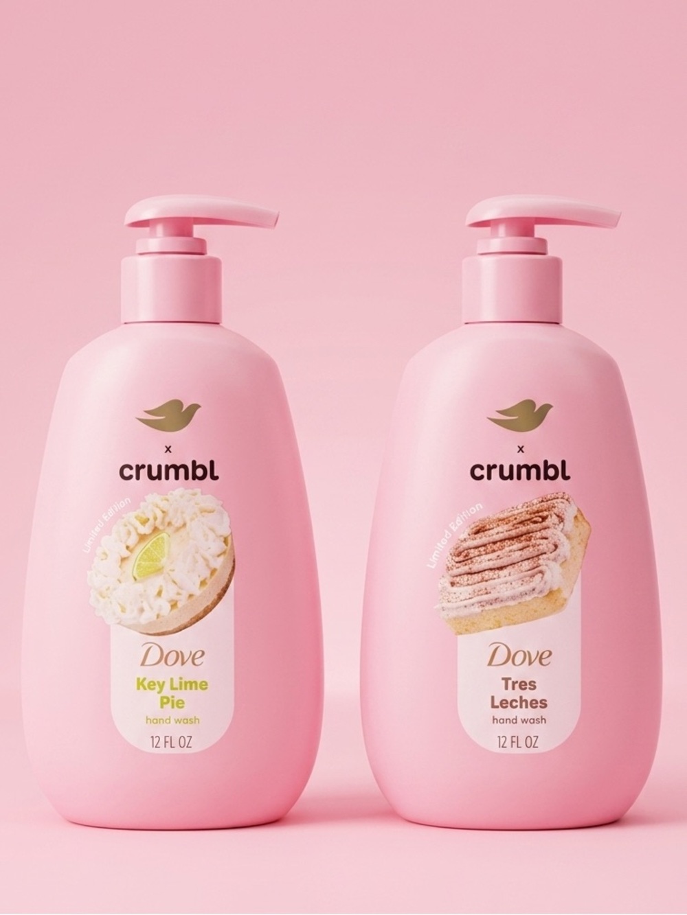 Pick 1: Dove x Crumbl Hand-wash 12 oz Limited Edition
